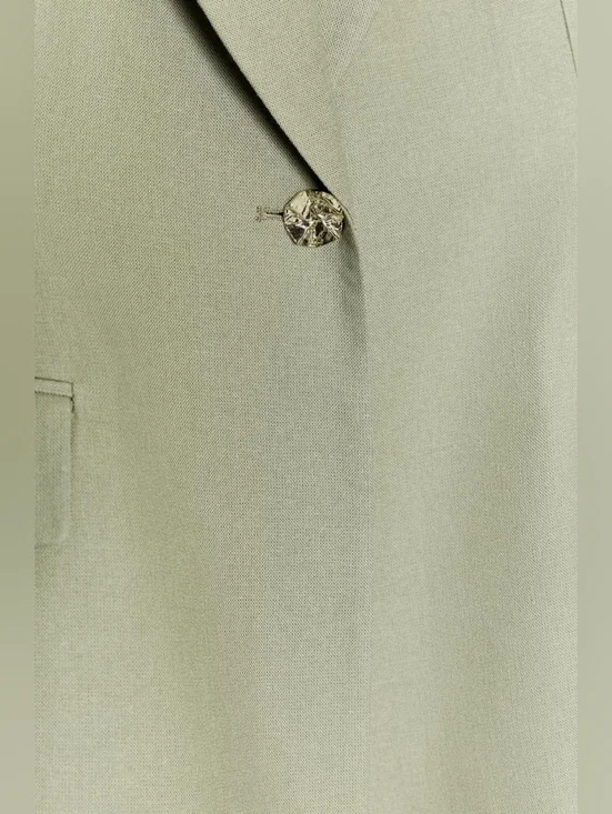 LINEN LONG VEST WITH STRAIGHT LEG LINEN PANTS SIZE XS/S - Picture 10 of 13